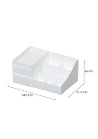 Resim Maxi Home Elegance Makyaj Organizer Beyaz Çekmeceli Kozmetik Düzenleyici Masaüstü Parfüm Ve Takı Organizer Rose 