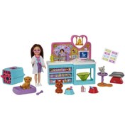 Resim Barbie Chelsea Meslekleri Öğreniyor Veteriner Oyun Seti HGT12 
