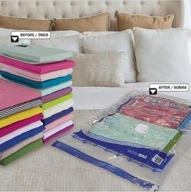 Resim Tekli Vakumlu Poşet - Xxl - 80X100 Cm 