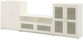 Resim Tv ünitesi, beyaz, 276x41x95 cm 