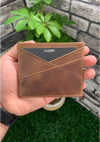 Resim Guard Antik Taba Hakiki Deri Kartlık Çok Renkli 