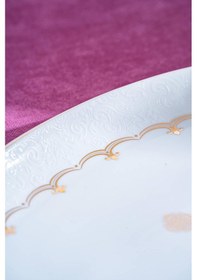 Resim Acar Paradise 12 Kişilik 54 Parça Porselen Yemek Takımı Beyaz 