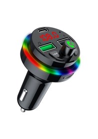 Resim Sprange Stf1 Rgb Işık Pd 25w Qc3.1a Şarj Bluetooth Fm Transmiter 