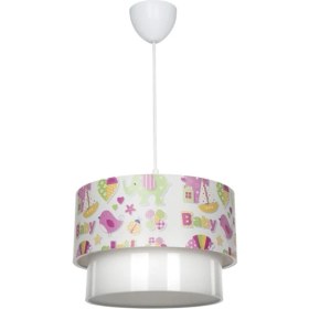 Resim Pembe Bebek Çocuk Oda Sarkıt Aydınlatma, Şık ve Tatlı Tasarım 