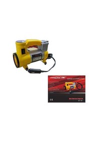 Resim Araç Lastik Hava Kompresörü Metal Gövde Sarı Niken 