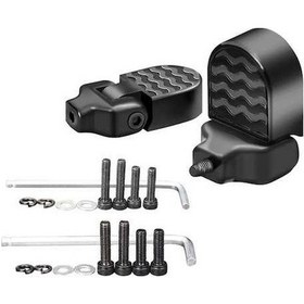 Resim Flybuy Siyah Pedallar Pedallar Elektrikli Dayama Dağ Çift Bisikletleri Bisiklet Bisiklet Ayakliklari Ayak Arka Arka Gv Siyah 