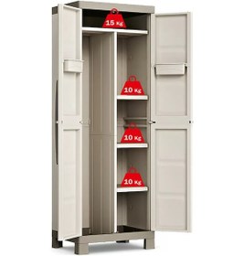 Resim Keter Bahçe Balkon Kullanımına Uygun Plastik Dolap Depolama Diğer 