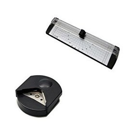 Resim Olympia EZ60 A4 Giyotin ve S100 Köşe Kesme Aparatı 