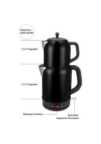 Resim Awox Fresco 2'si 1 Arada Paslanmaz Çelik 1.7 L Çay Makinesi Su Isıtıcı 