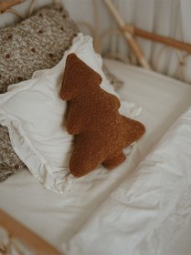 Resim Teddy Christmas Tree Yastık Büyük Camel 