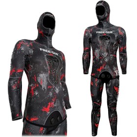 Resim Free-Sub 5mm Troya Yamamoto39 Avcı Dalış Elbisesi - 3XL 