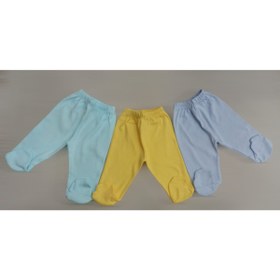 Resim özdemirli bebe Patikli Alt Pijama Ayaklı 3 Lü Paket 