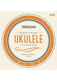 Resim Ukulele Tel Seti, Barıtone, Tıtanıum, Warm Brıght 