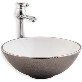 Resim Eva Banyo Lena E-5005G Tezgah Üstü Porselen Lavabo 