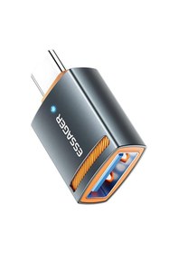 Resim Essager Led Işıklı Type-c To Usb 3.0 Dönüştürücü Adaptör Mini Otg Usb3.0/5gbps Type-c Usb Çevirici Dönüştürücü 