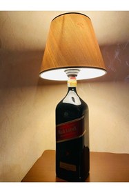Resim ArtisticDesigns RED LABEL ŞİŞE ABAJUR TASARIM 