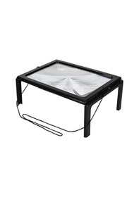 Resim Tam Sayfa Optik Büyüteç Masası Büyüteç Yaşlılar İçin Katlanabilir Led Lens Dikiş Örme 