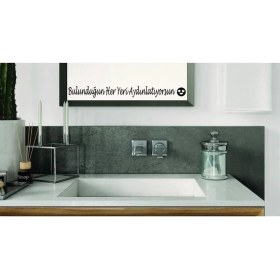 Resim Eyba Sticker Ayna Dekorasyon Sticker- Bulunduğun Her Yeri Aydınlatıyorsun 40CMX4CM 