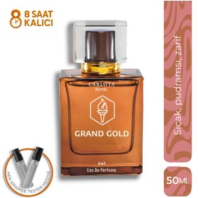 Resim CARLOTA Grand Gold Erkek Parfüm 50 ML EDP | Aromatik Koku | Royal Seri 