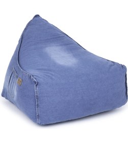 Resim Pufumo Piramit Jeans Kot Armut Koltuk 