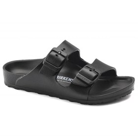 Resim Birkenstock 1018924 Arizona Eva Black Çocuk Terlik 