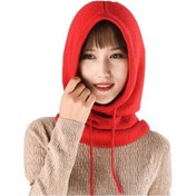 Resim Kadın Balaklava Kapşonlu Kış Kaşmir Örgü Bere Şapka Kayak Maskesi Kayak Şapkası Açık Hava Diğer 