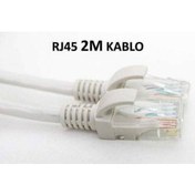 Resim Ethernet Rj45 2 Metre Adsl Internet Kablosu 