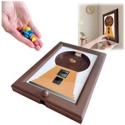 Resim Elmpaly Duvar Tipi Çikolata Dispanseri Twist Mekanizmalı Şeffaf Pencereli Mutfak Ofis İçin 