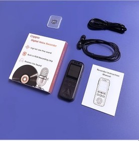Resim Lumaworld Dark Gray 64gb Dijital Ses Kaydedici Kompakt Taşınabilir Ses Kayıt Cihazı Oynatma Fonksiyonu Gürültü Azaltma 