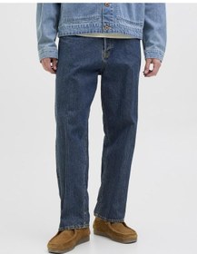 Resim Jack & Jones Erkek Eddie 061 Loose Fit Jean - 12278087 Blue Denim 