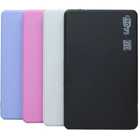 Resim 2.5" İnç Sata Plastik Hdd Kutusu Harddisk Kutu Usb 3.0 Dd-111 