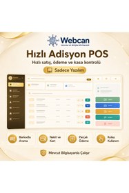 Resim Webcan yazılım ve bilişim sistemleri Kaşar Peynir Satış Yazılımı Stok Takip POS Kasa Sistemi 