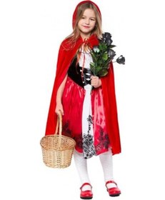Resim Kırmızı Başlıklı Kız Şapkalı Pelerin 90 Cm 
