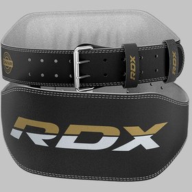 Resim RDX 6 İnç Neopren Ağırlık Kemeri Fitness, Crossfit ve Ağırlık Antrenman Bel Kemeri - SİYAH / L 