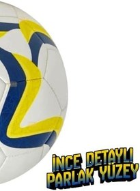 Resim Fenerbahçe Wave Serisi Lisanslı 32 Panel Dikişli 5 Numaralı Parlak Futbol Topu 