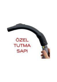 Resim Arçelik Uyumlu S 6650 Süpürge Katlanmaz Dayanıklı Güçlü Hortumu Seti 