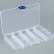 Resim 15 Bölmeli Balıkçılık Takımı Düzenleyici - Dayanıklı Yüksek İndeksli Plastik, Kanca & Yem Saklama için Çıkarılabilir Bölücüler 