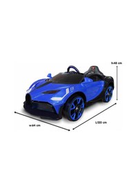 Resim Style 4x2 Uzaktan Kumandalı Lacivert Akülü Araba 12v Mavi 