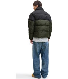 Resim Jack & Jones Jjmaze Puffer Collar Haki Erkek Mont 000000000102352995 Haki 