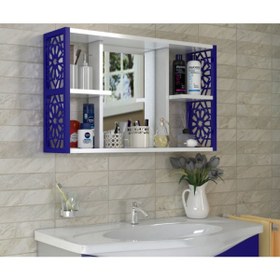 Resim Genel Markalar Terek Birnurpazar Aynalı Banyo Dolabı Mavi 