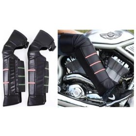 Resim BİKE SKY Diz & Bacak Koruma Deri Reflektörlü Yağmur & Rüzgar & Soğuğa Karşı Yüksek seviye korumalı 