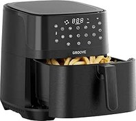 Resim Groove Max XXL 7L 1800W WiFi Smart Airfryer Air Fryer Yağsız Sıcak Hava Fritözü Siyah 