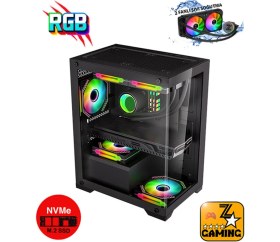 Resim Zeiron Jaguar RX10 Ryzen 5 5600X 16GB Ram 1 Tb M.2 Nvme SSD 8gb 256BIT RX580 Sıvı Soğutmalı Oyuncu Masaüstü Bilgisayar 