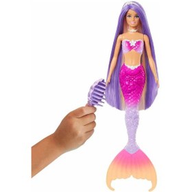 Resim Barbie Renk Değiştiren Deniz Kızı Bebeği Hrp96 Hrp97 