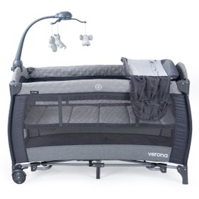 Resim Prego Verona Oyun Parkı Beşik Park Yatak 70x120 Cm 