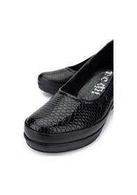 Resim Tamer Tanca Kadın Hakiki Deri Siyah Casual Ayakkabı 824 6002 Bn Ayk Sk24-25 Syh Dr/syh Krok0 Siyah Kroko 