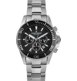 Resim Jacques Lemans 1-2206g Lıverpool Dıver Erkek Kol Saati Gümüş - Siyah 