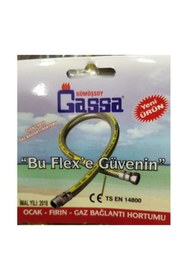Resim GASSA 50 Cm Doğalgaz Flex Bağlantı Hortumu Gaz Flexi 