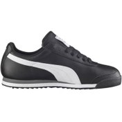 Resim Puma Roma Basic Erkek Spor Ayakkabı 353572-11 Black-white-silver 