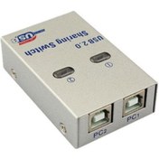 Resim Platoon Oem Usb 2.0 Yazıcı Için Anahtarlı 2 Port Sharing Switch 